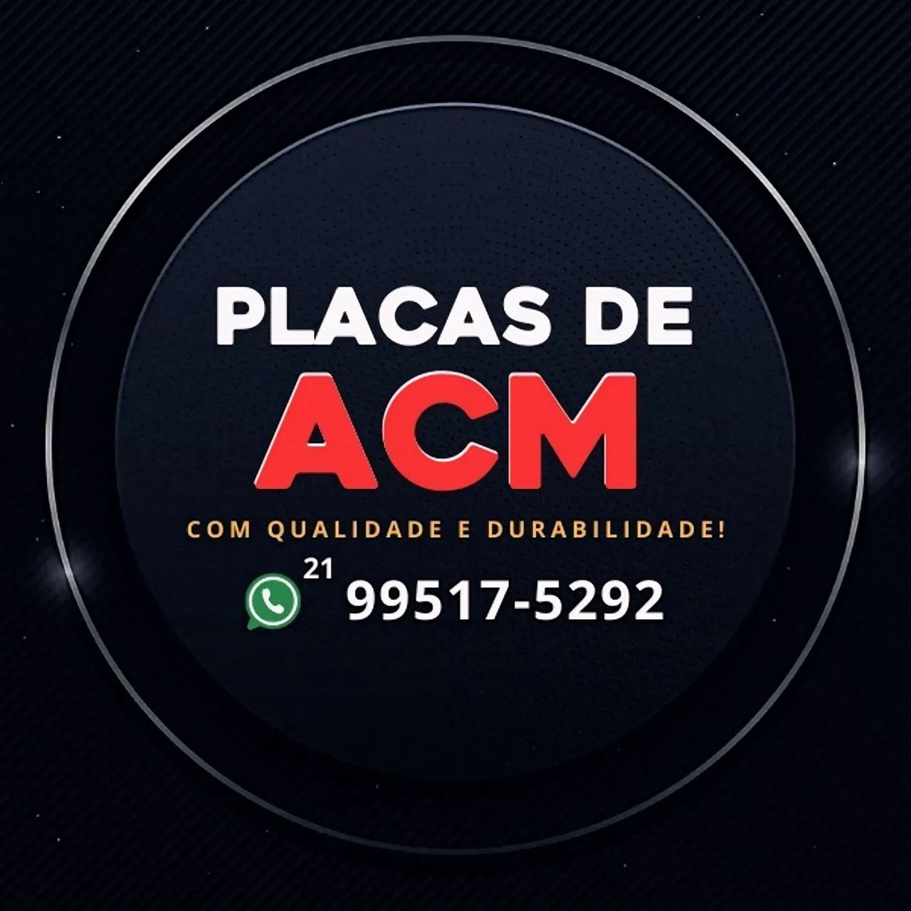 Chapas de ACM colorida para projetos *