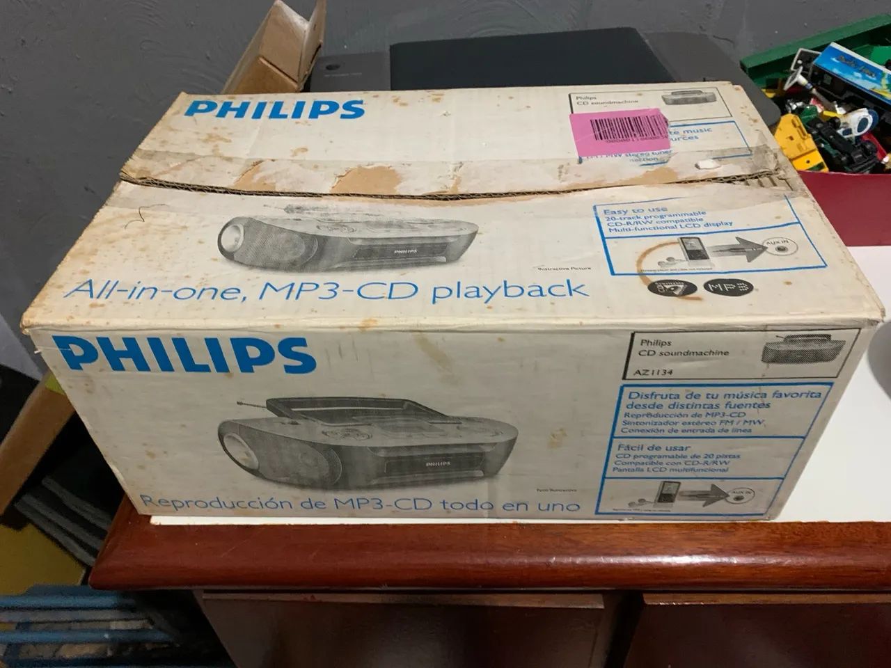 Som Philips MP3-CD-Radio bivolt - Foto 4