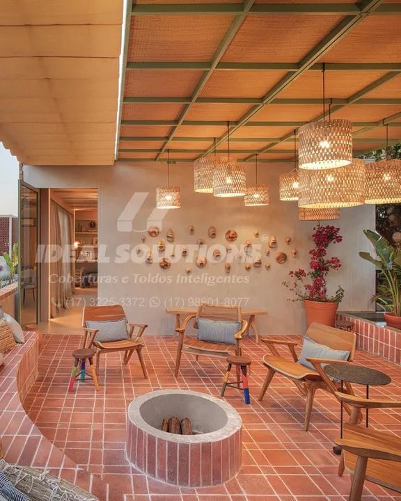 PERGOLADO DE BAMBOO C/POLICARB