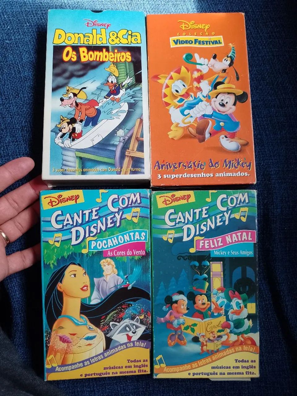 Fitas VHS - Desenhos Disney