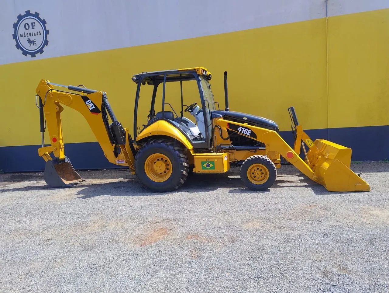 Retro escavadeira Caterpillar 416E - Foto 2