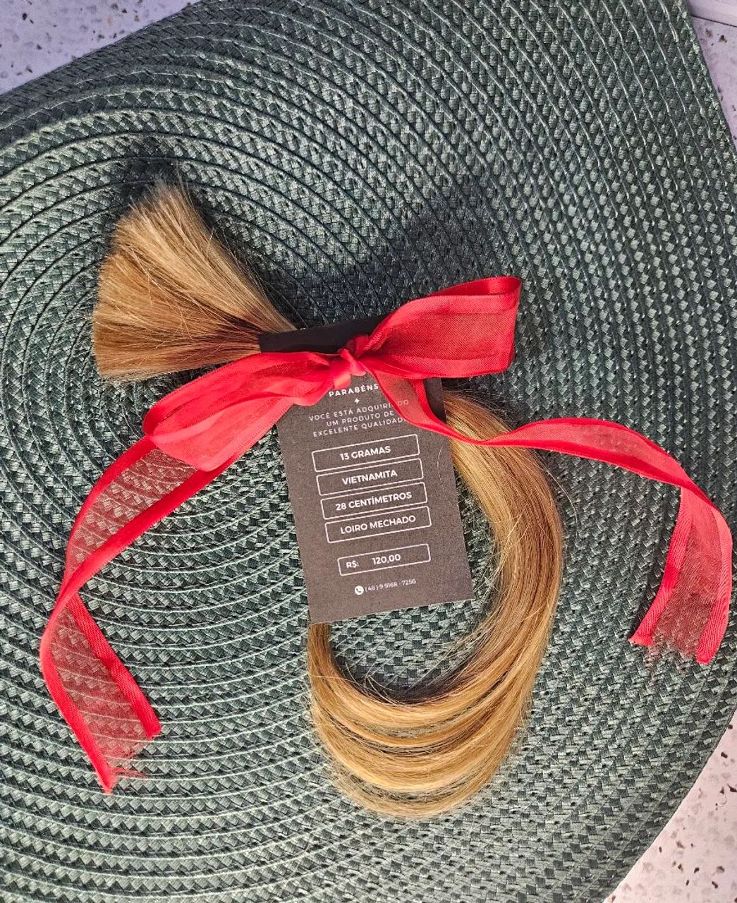 Cabelo Humano - Loiro Mechado