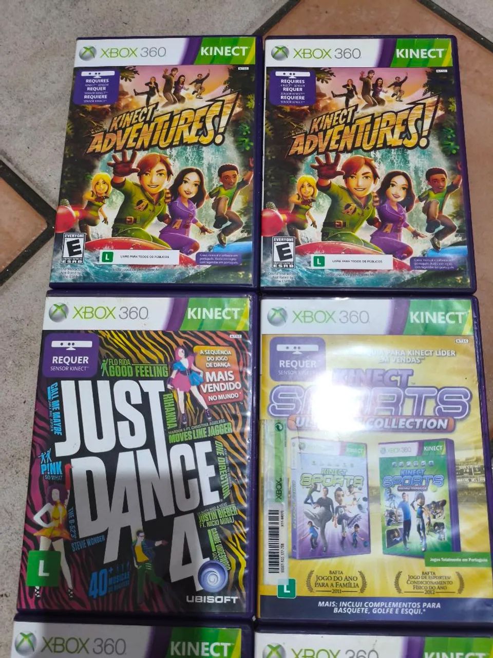 KIT KINECT XBOX 360 6 jogos + KINECT  - Foto 3