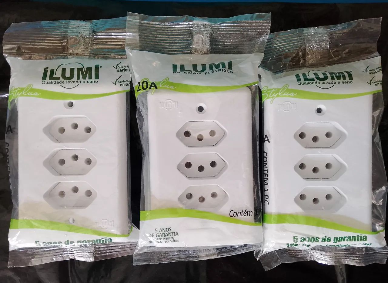 ILUMI Triple Socket - 3 pcs (20 A)
