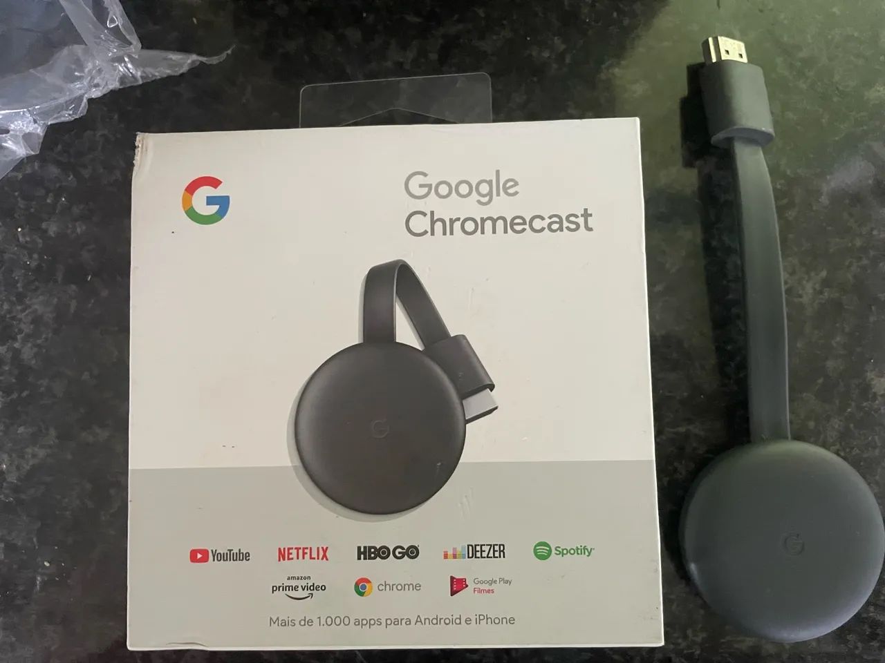 Google Chromecast- 3 meses de uso 
