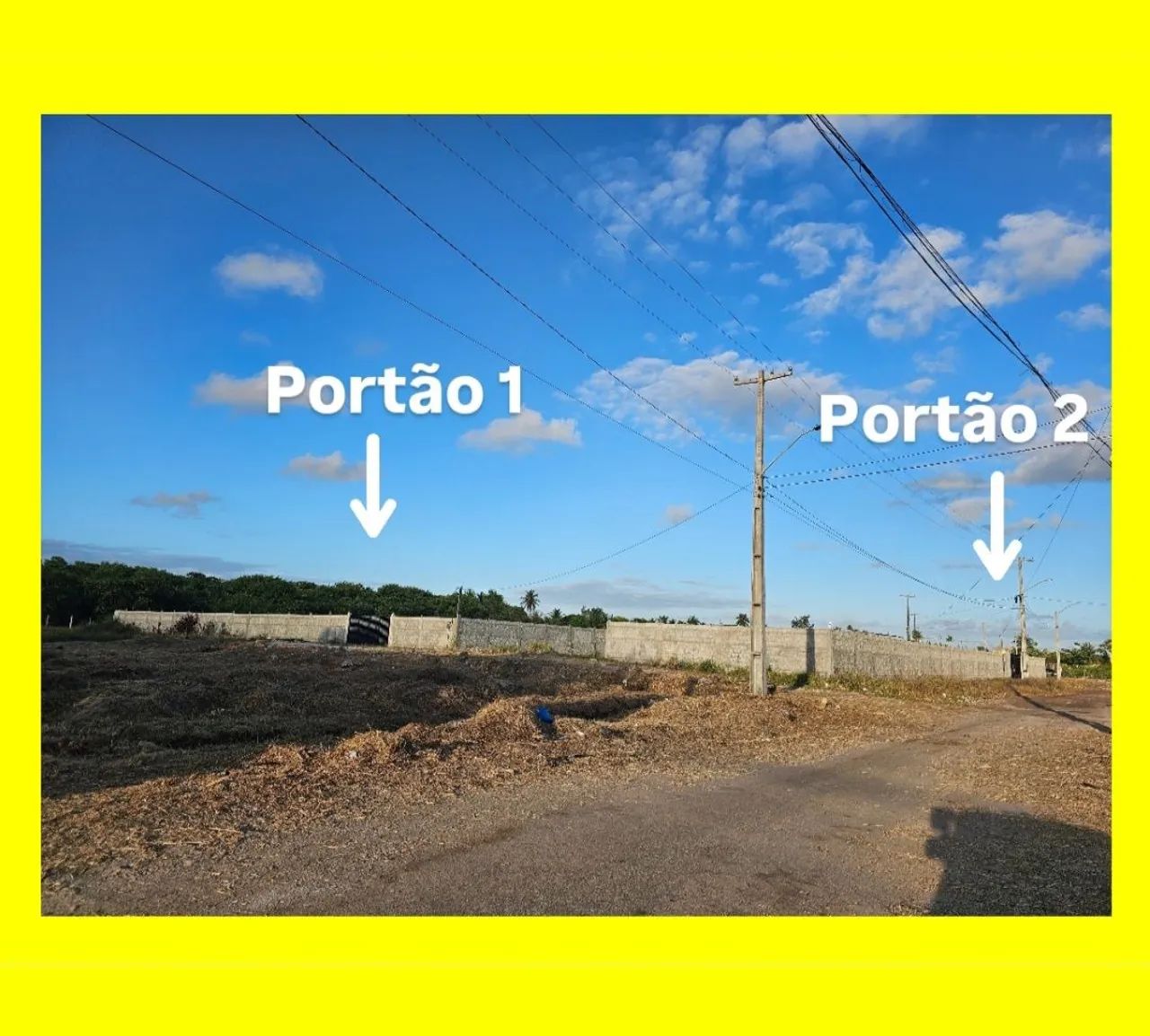 Terreno murado com 4 mil metros ao lado do Paiva