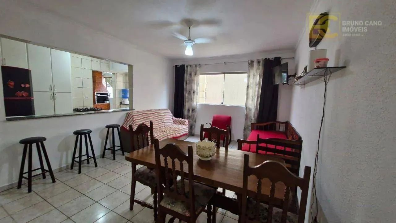 Apartamento a 10 metros da praia com 2 dormitórios para alugar - Belmira Novaes - Peruibe  - Foto 3