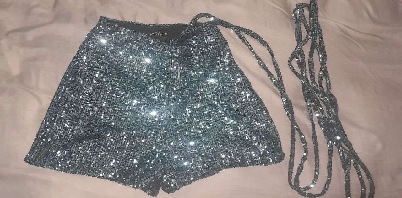 Conjunto feminino em paetê.Padocl - Foto 2