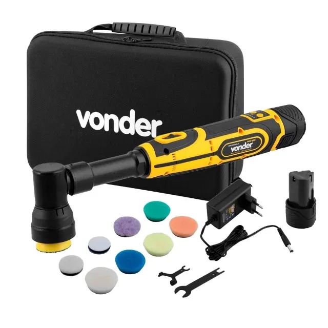 Politriz Mini Roto Orbital à Bateria 12v PMV 120 6001120080 Vonder - Foto 3
