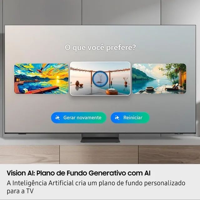 TV Samsung QLED Q8F 55 Polegadas Vision AI (Nova) - Foto 4