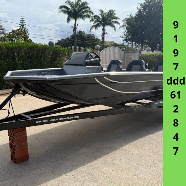 Barco Alumínio 5m com Bordo Alto - Super Seguro