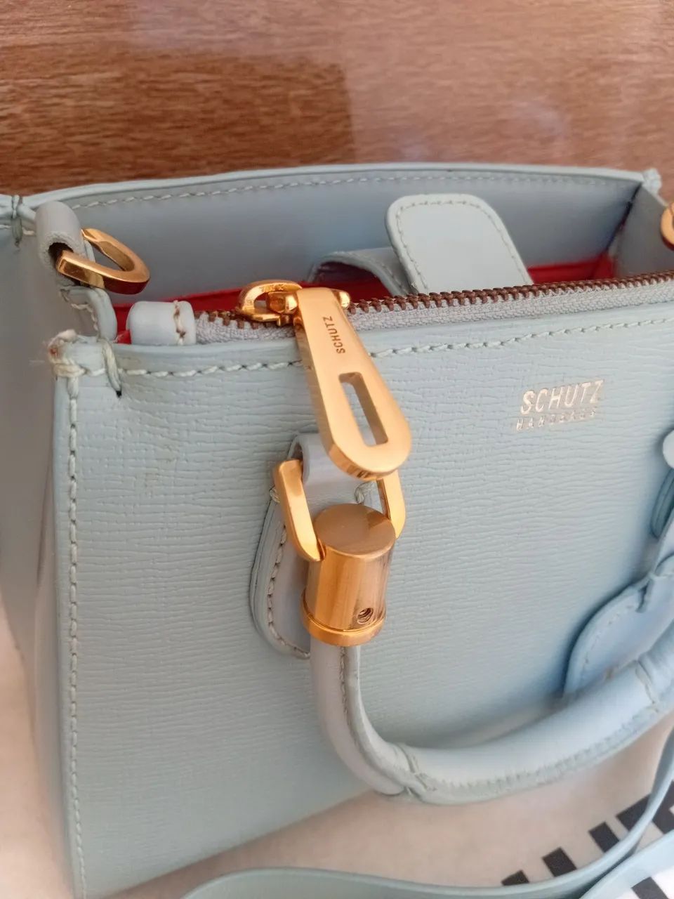 Bolsa Tote Baby Lorena Azul Claro<br><br><br> - Foto 5