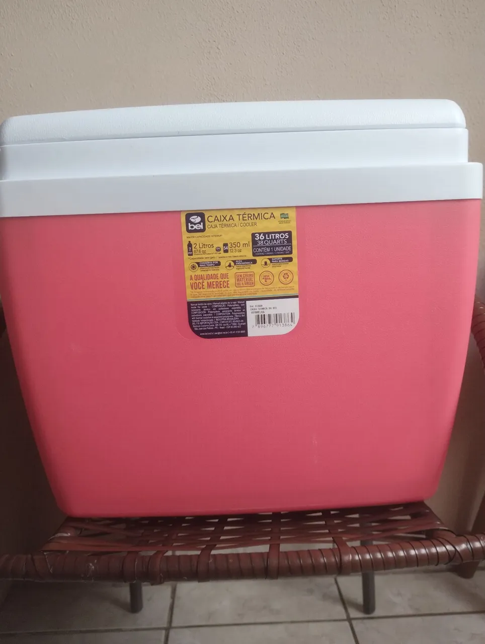Caixa Térmica 36 Litros - Ideal para bebidas e alimentos