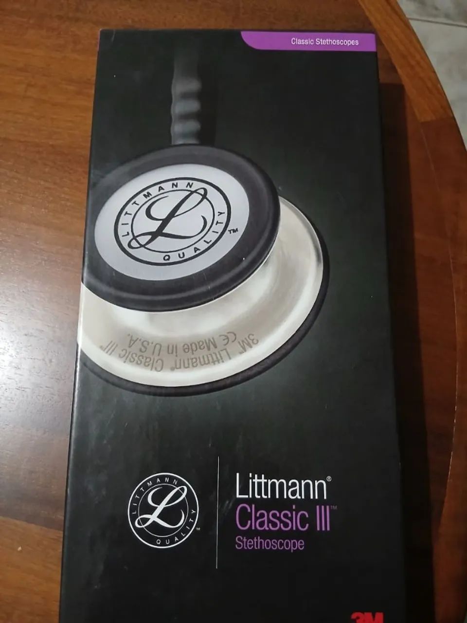NOVO Estetoscópio 3M Littmann Classic III - PINK - Foto 3