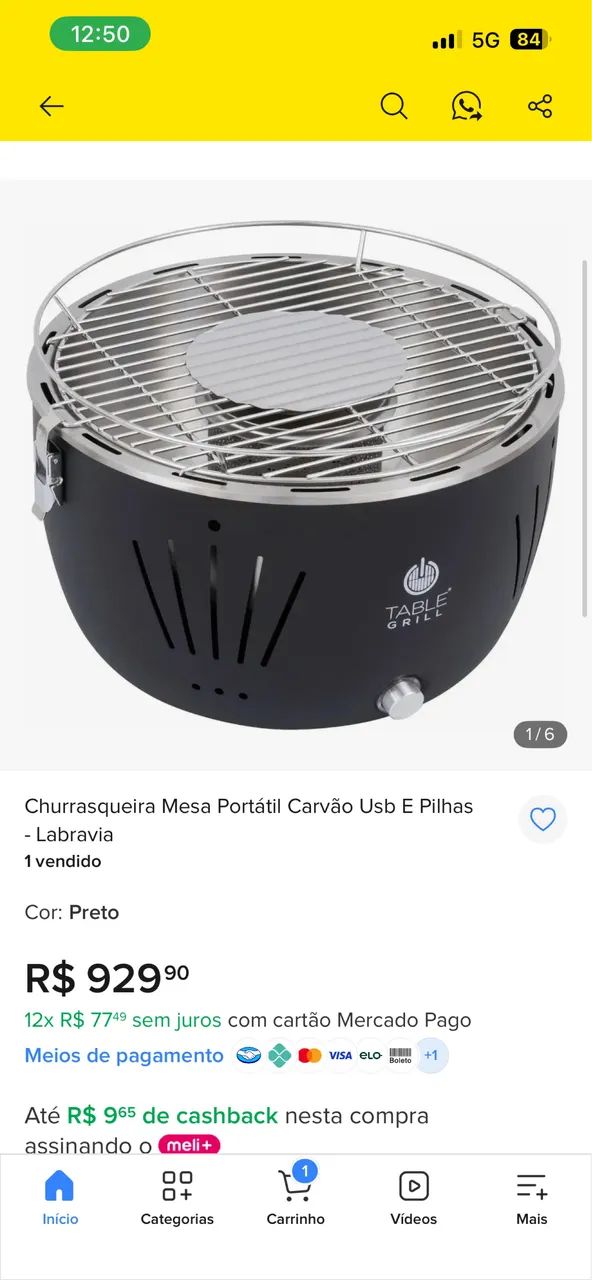 Churrasqueira table grill  - Foto 2