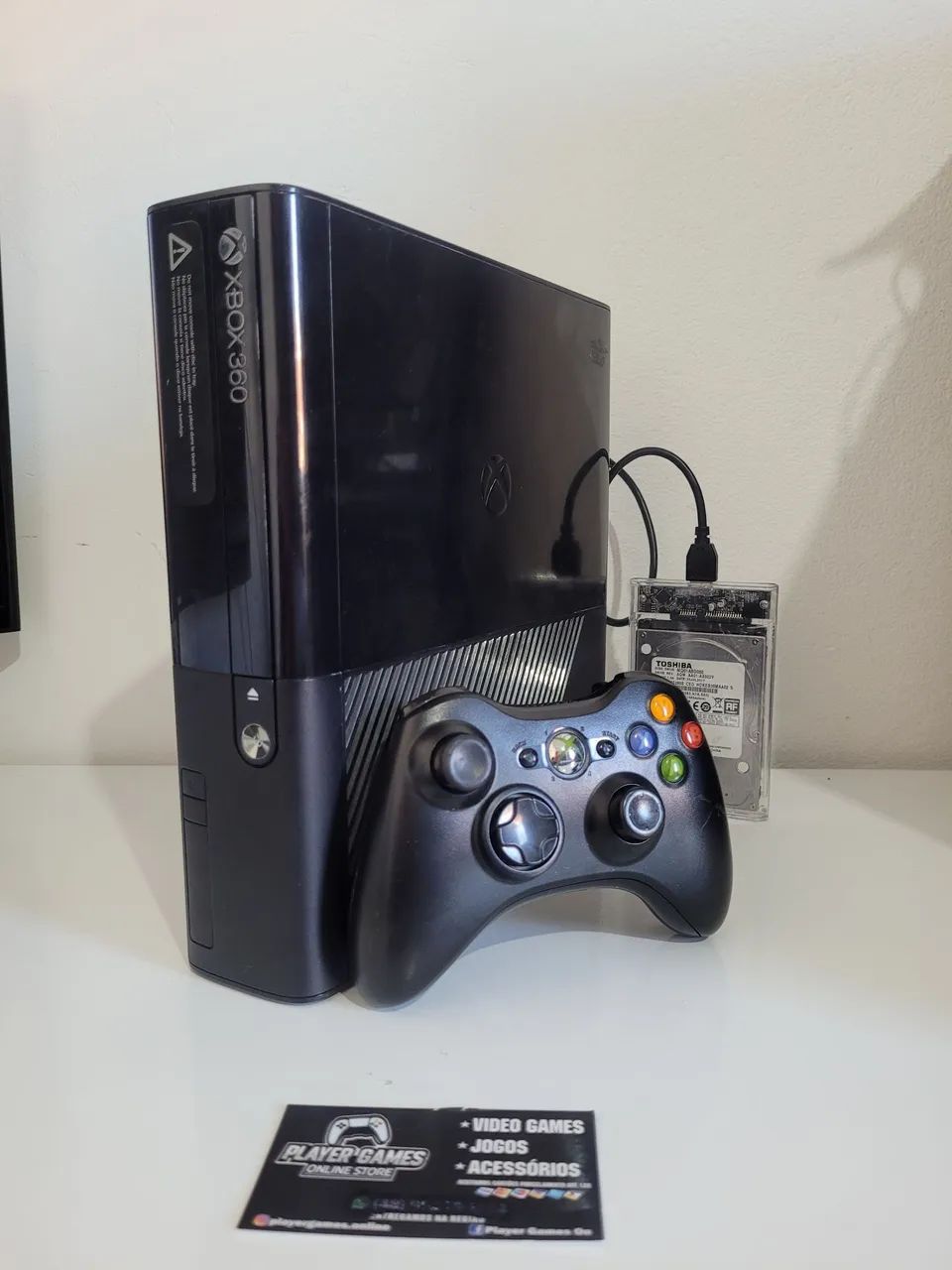 Xbox 360 Super Slim Desbloqueio Exploit HD com jogos (Aceito Cartão)