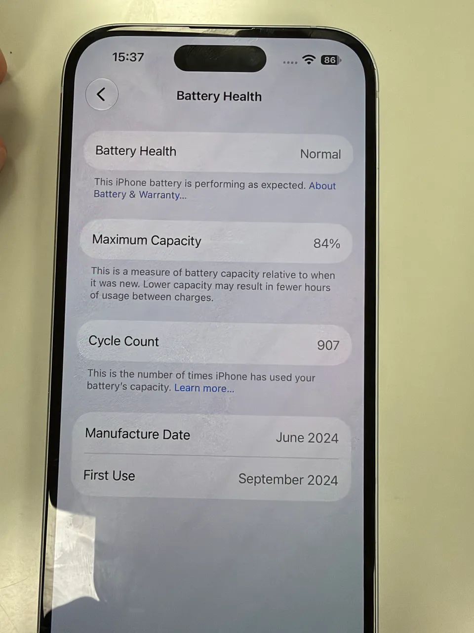 iPhone 15 128GB Azul - Excelente Estado - Foto 3