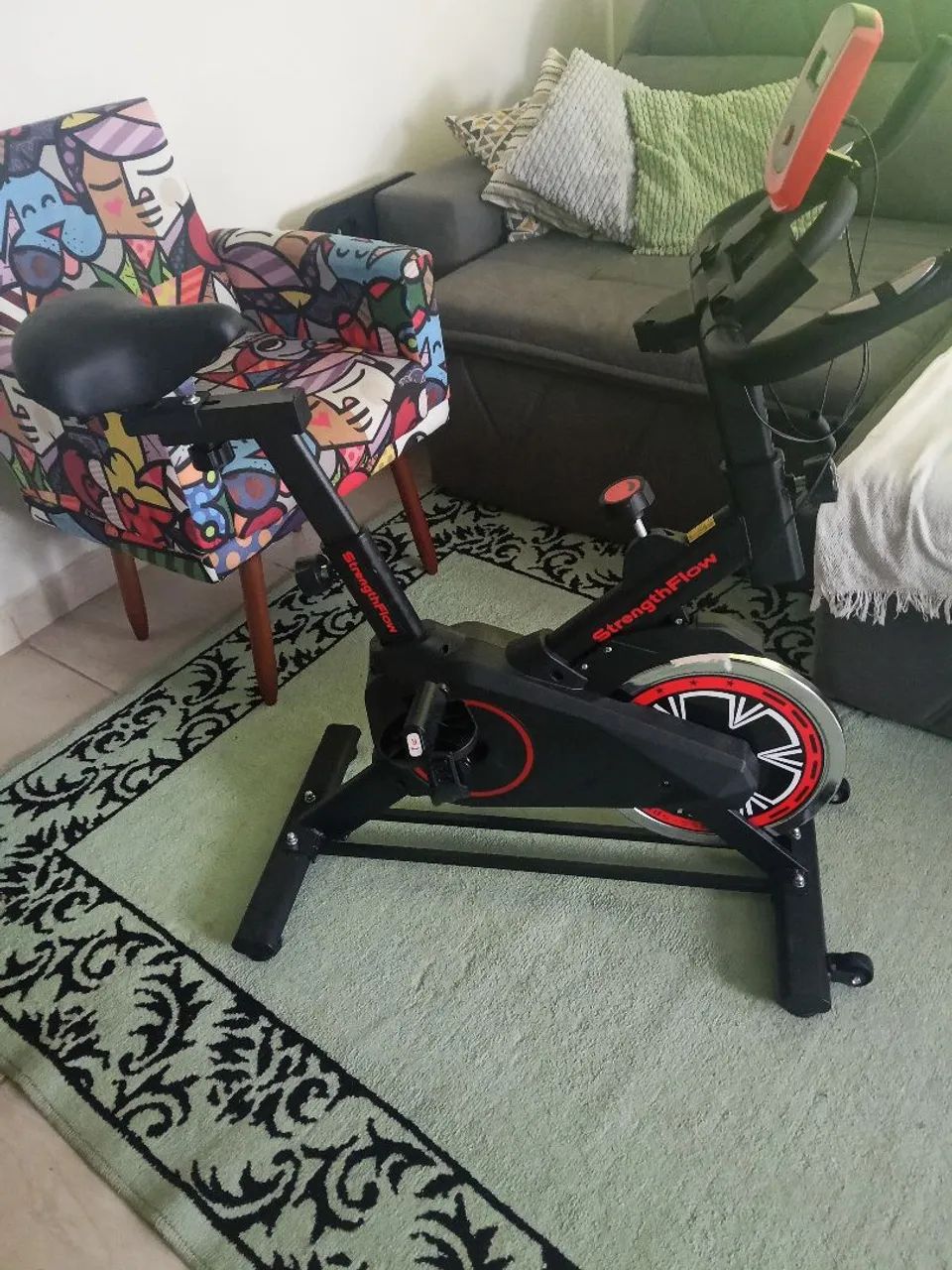 BIKE ERGOMÉTRICA, USADA 3 vezes. - Foto 4