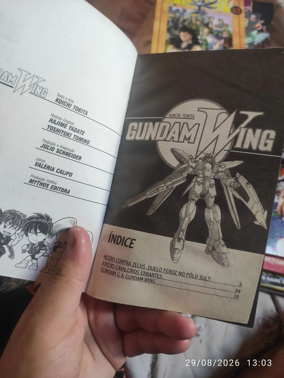 Mangá Gundam Wing n°2 - Foto 2