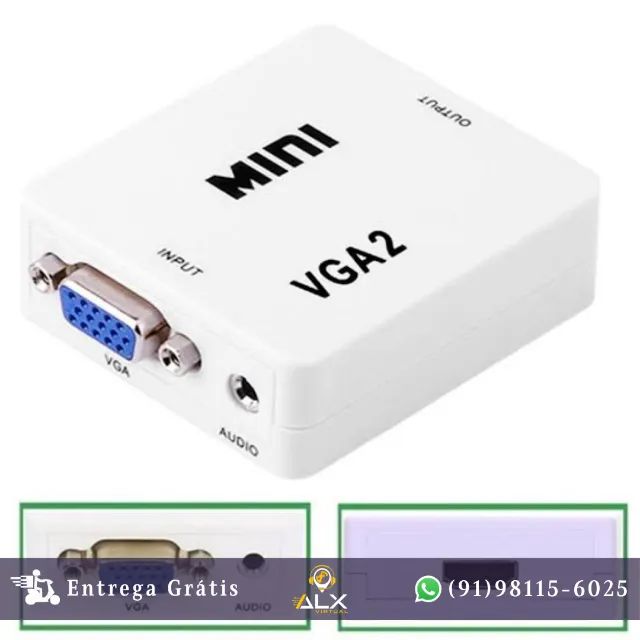 Conversor Vga para Hdmi Vga2hdmi *ENTREGA GRÁTIS*