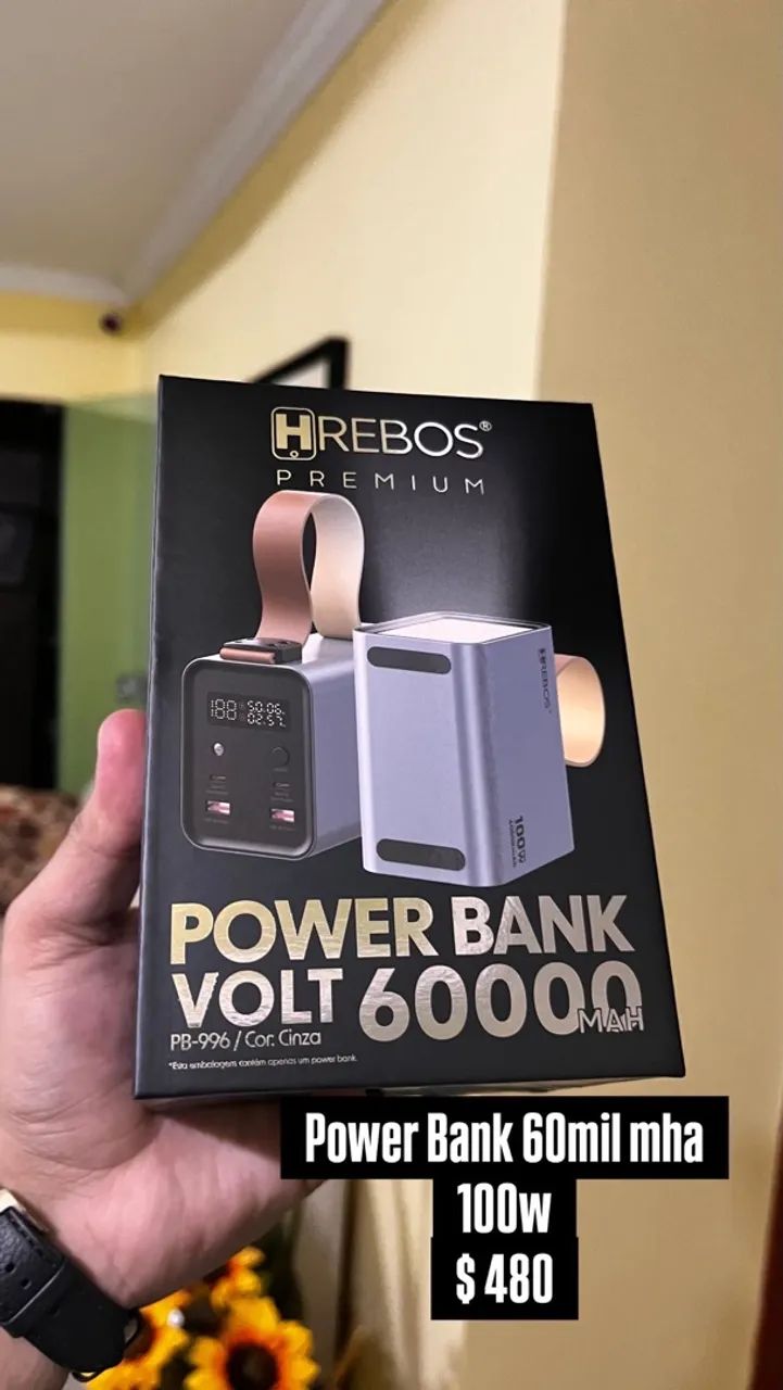 Powerbank 100w 60 mil mha