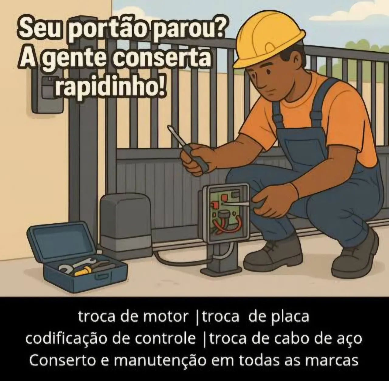 Portão eletrônico- Manutenção 24hs  - Foto 4