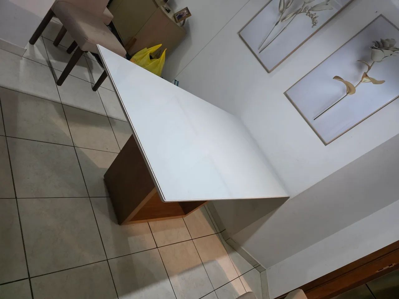 Vendo mesa de jantar em vidro - Foto 3