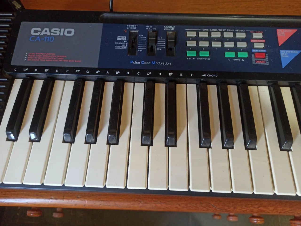 Teclado Casio CA-110 Tone Bank (Retrô/Vintage) - Estado de Novo e 100% Funcionando - Foto 3