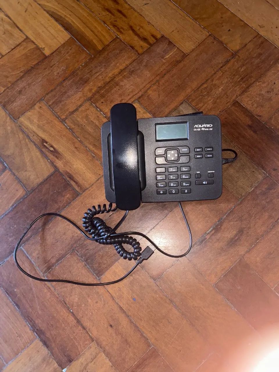 Telefone fixo com fio 