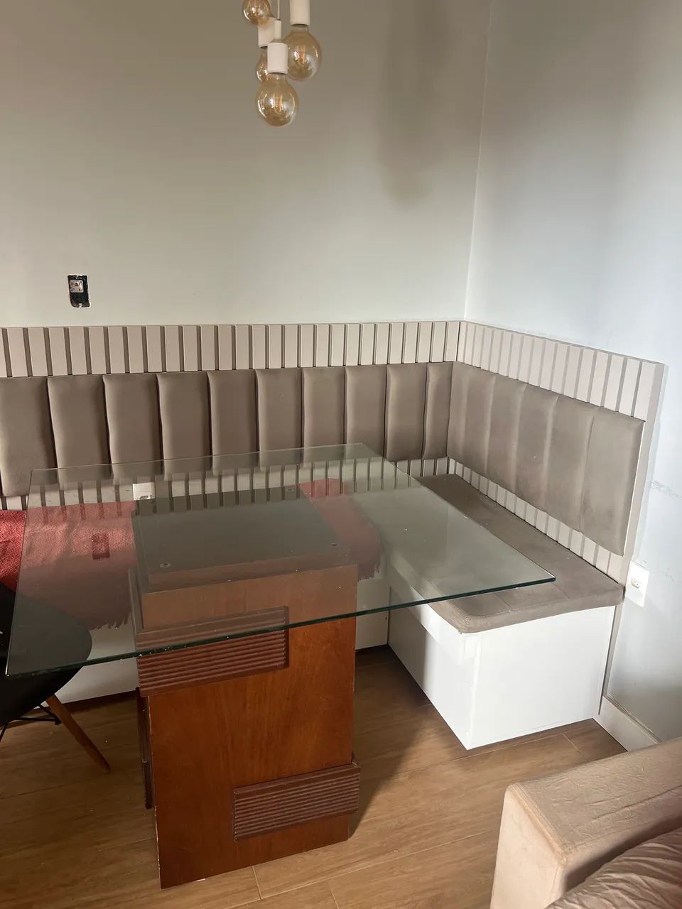 Mesa de vidro 4 lugares  - Foto 2