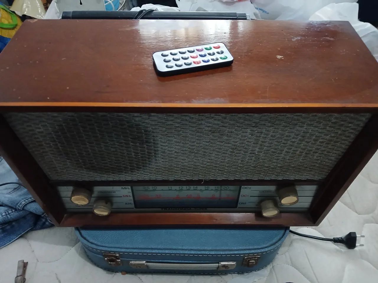 Rádio antigo Bluetooth 