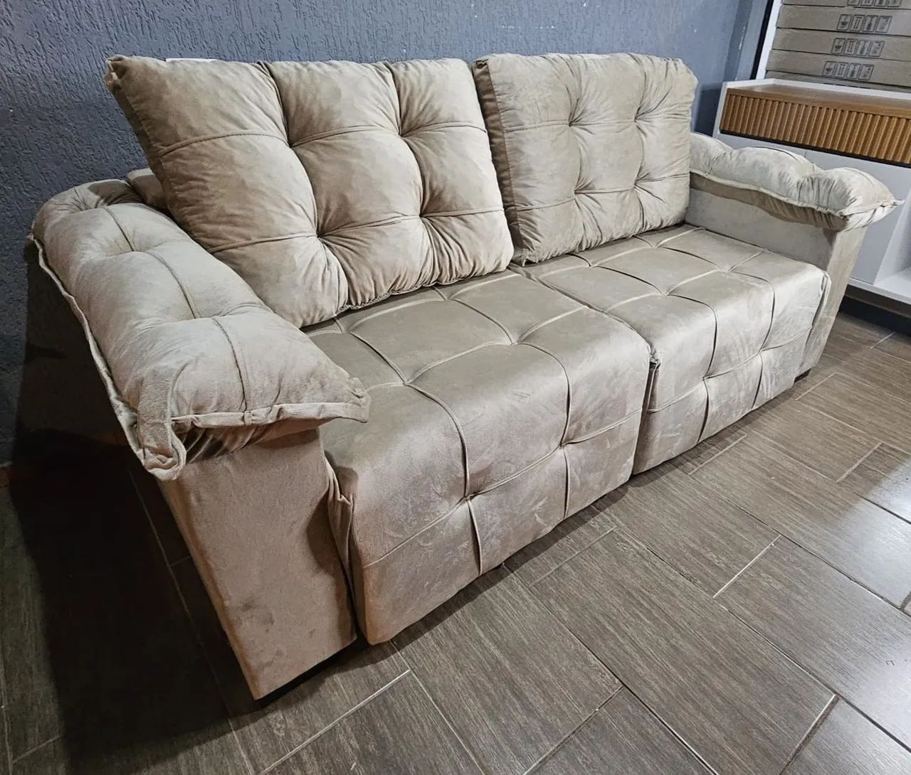 SOFÁ RETRÁTIL NOVO / ENTREGAMOS  - Foto 3