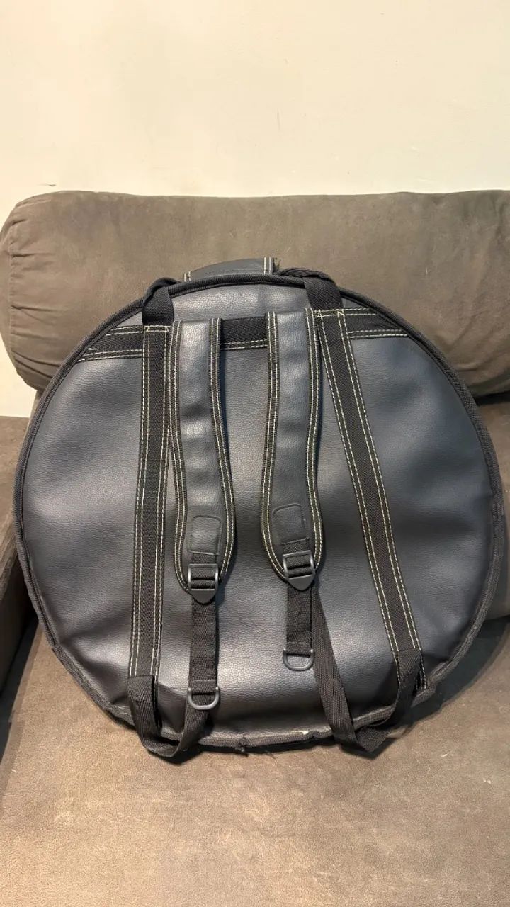 Bag Prato Bateria DOMENE Almofadado Super Luxo ATÉ 24 POLEGADAS - Foto 2