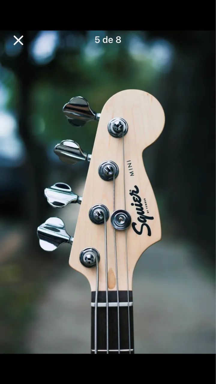 Baixo Squier mini precision 4 cordas escala curta short scale  - Foto 2
