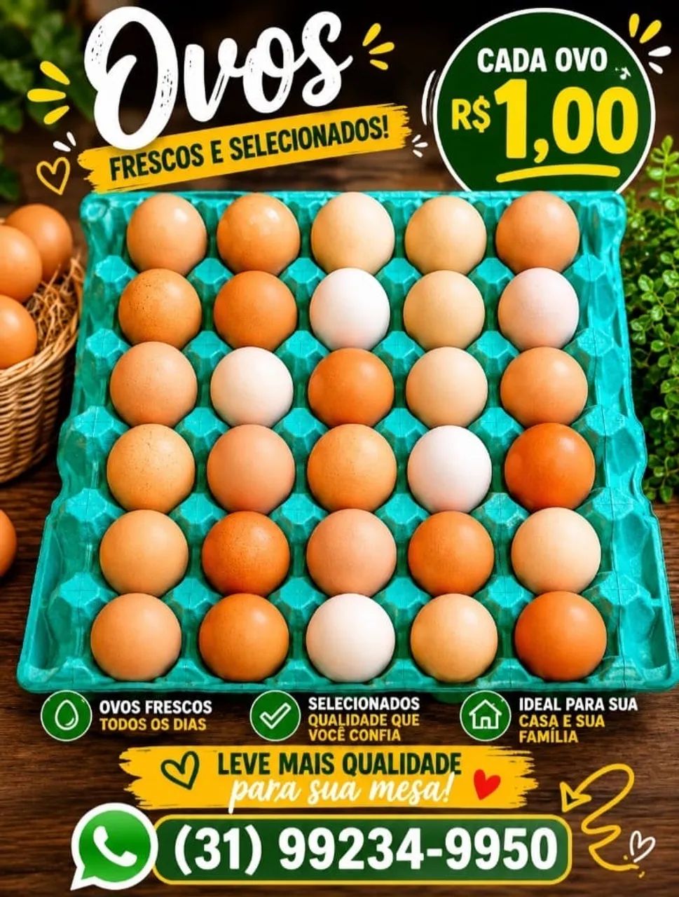 Ovos caipiras - Foto 4