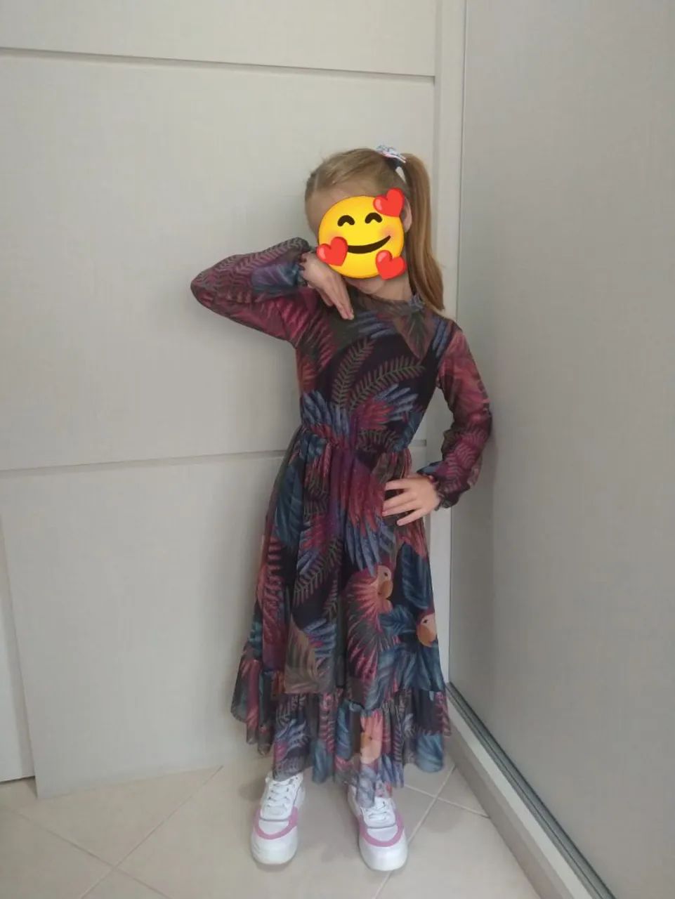 Vestido infantil tule Renner - Foto 2