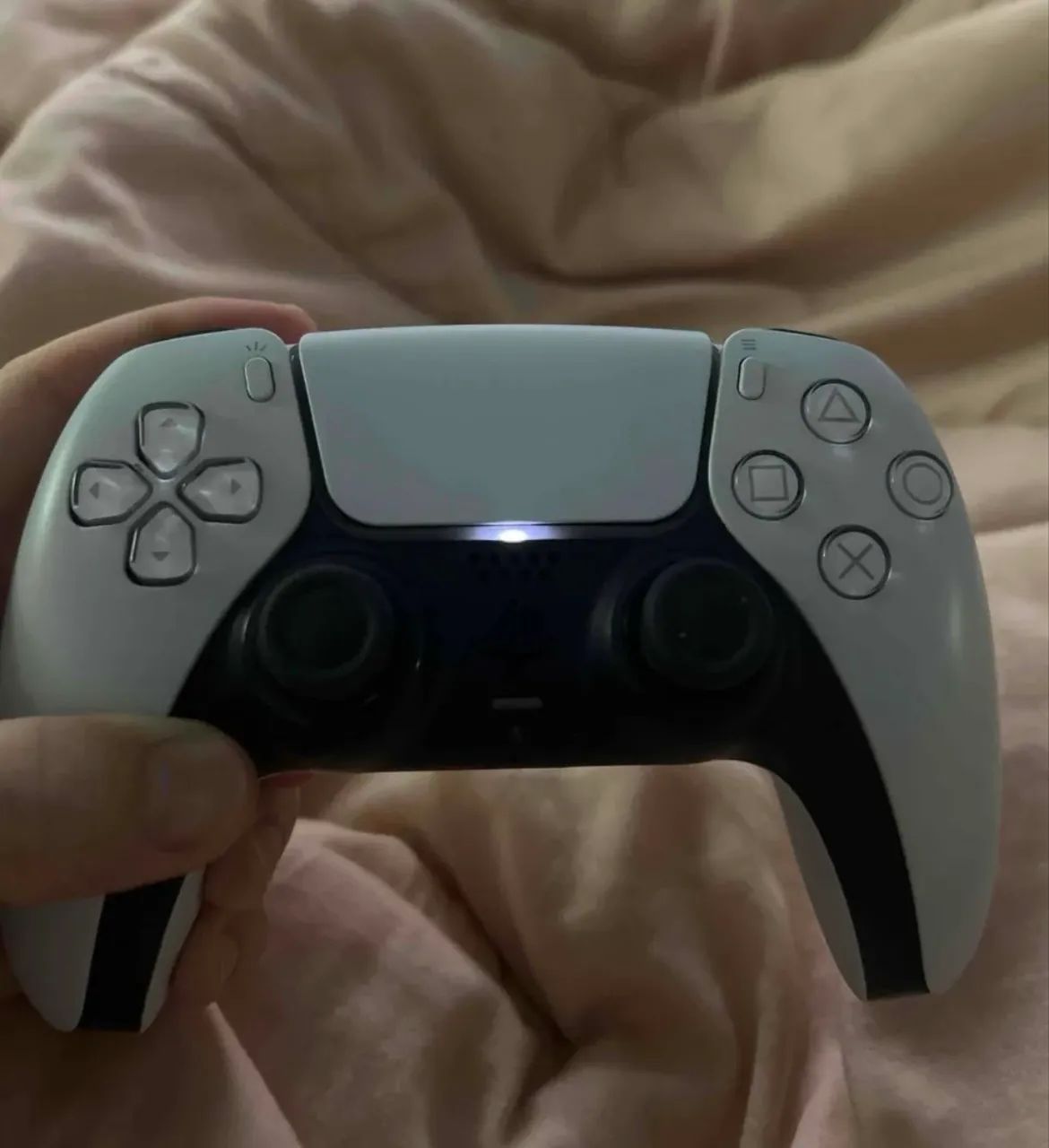 Controle Original PS5 cor Branco funcionando perfeitamente  - Foto 2