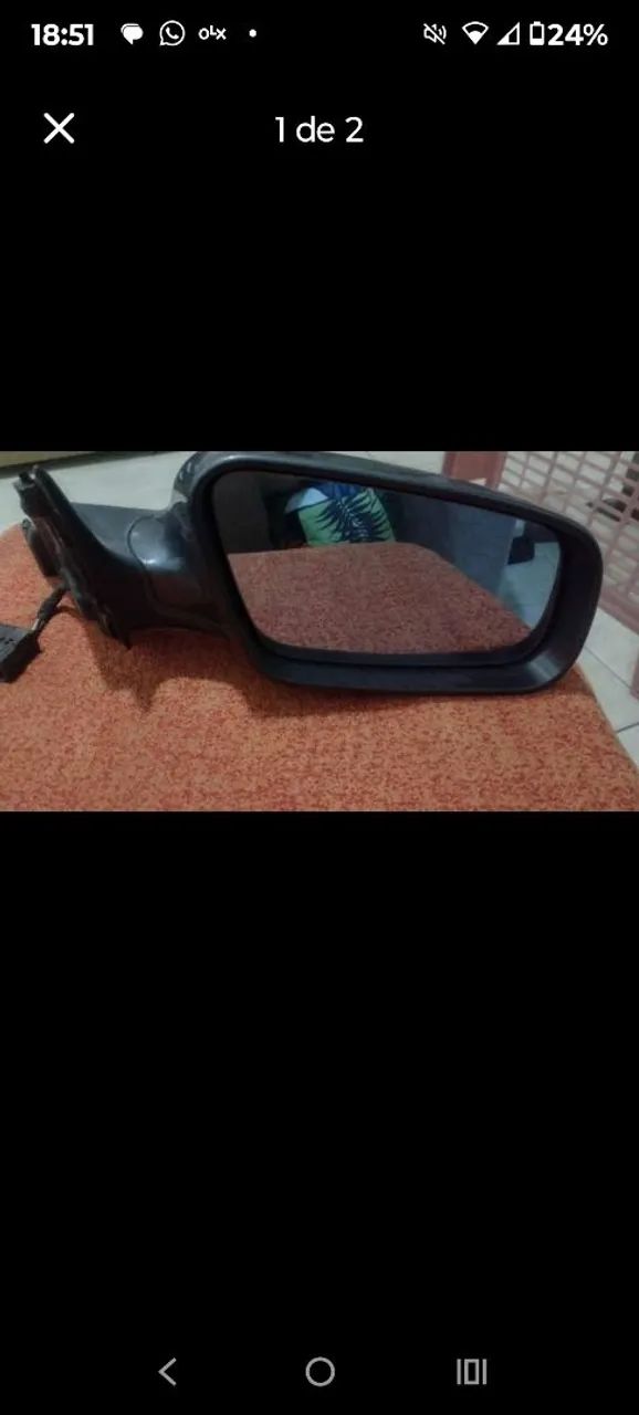 Retrovisor Audi a3 direto carona