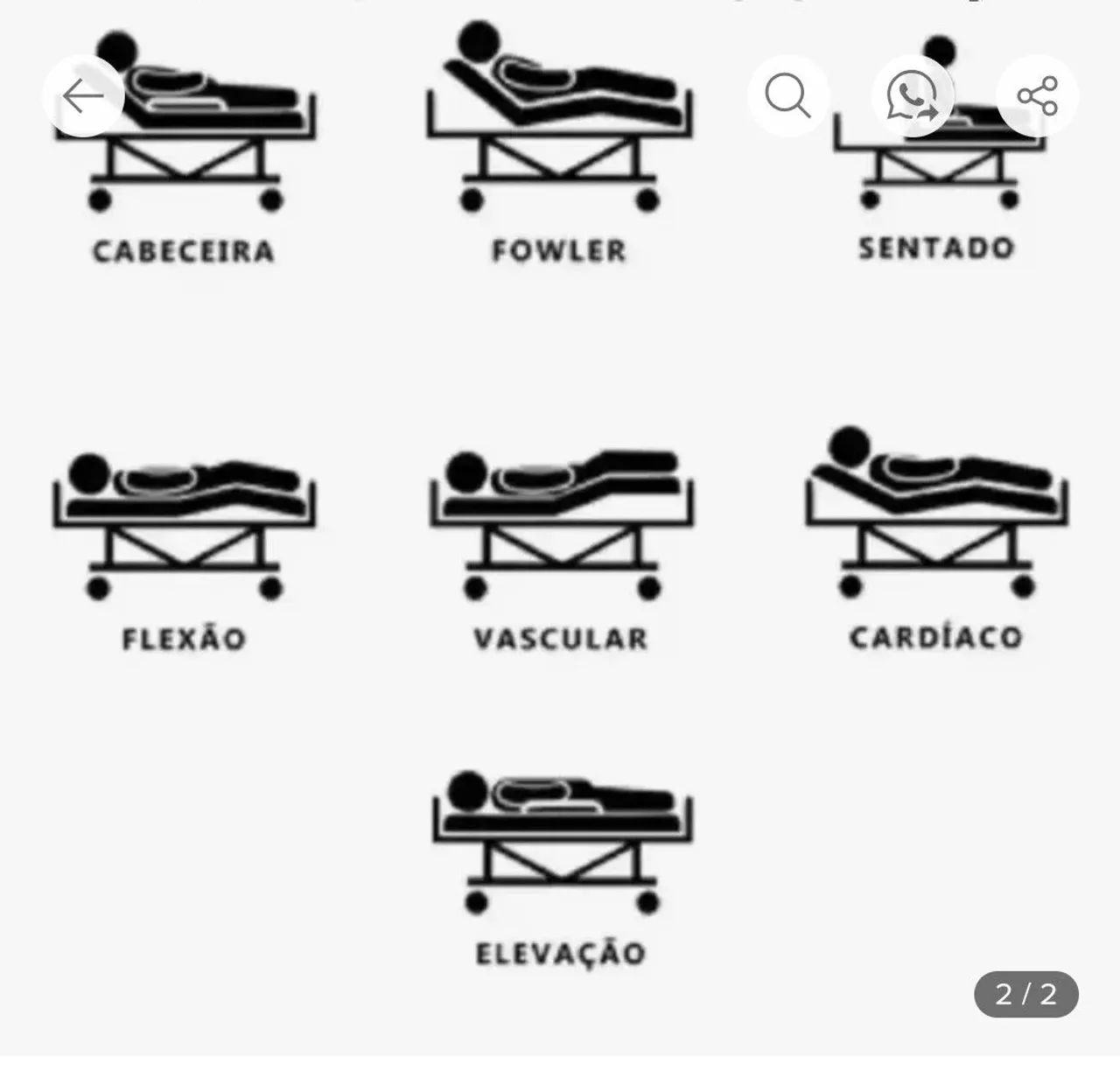 Cama Hospitalar ótimo estado  - Foto 2