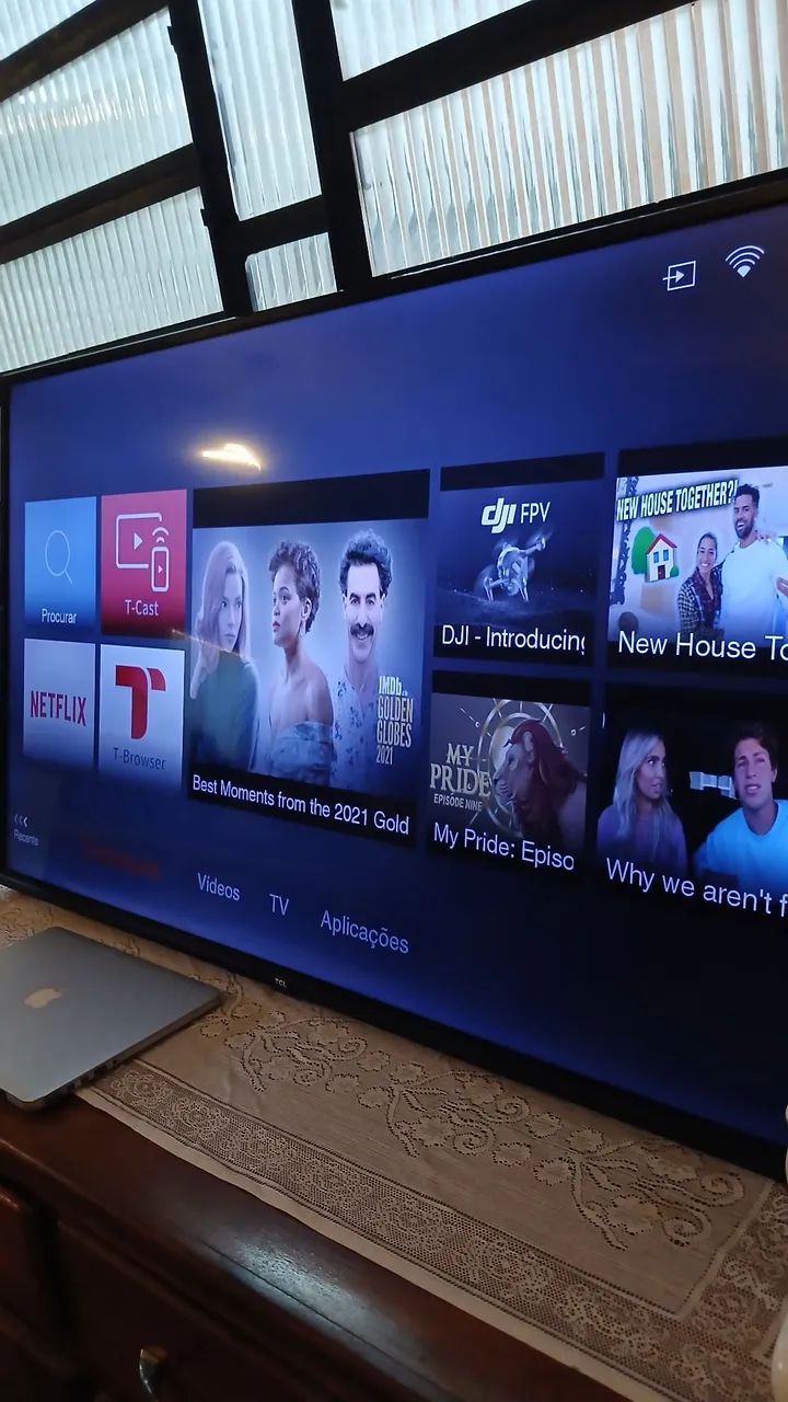 Vendo essa tv da marca TCL DE 50 polegadas SMART tv tudo funcionando perfeitamente  - Foto 5