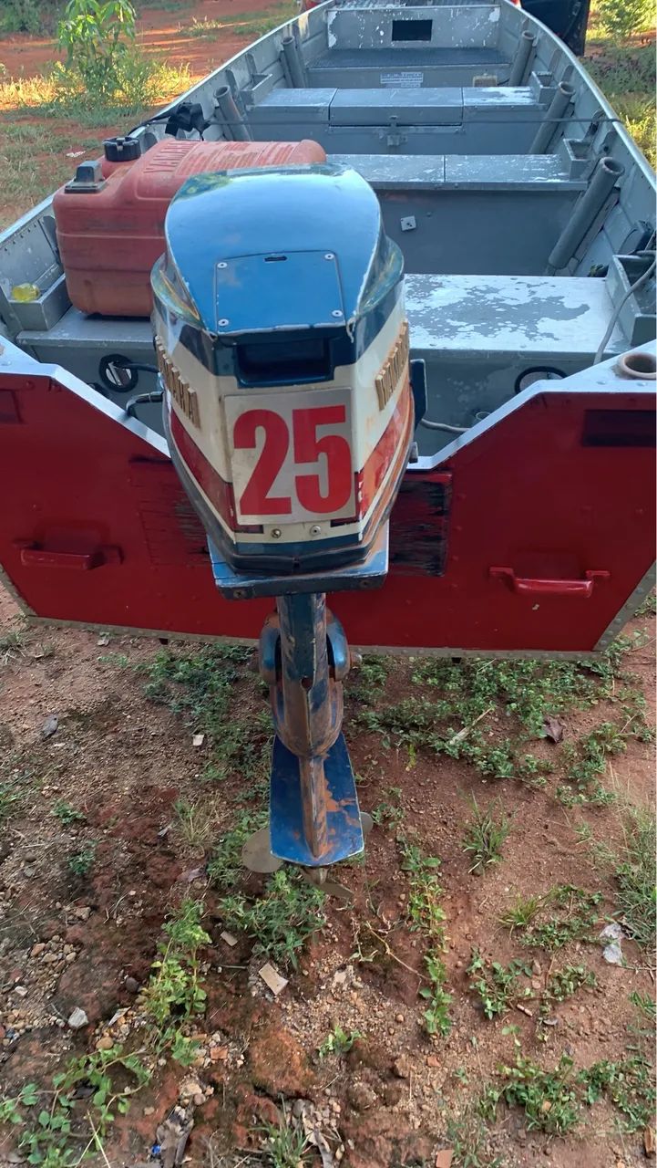 Motor yamaha 25 hp 2 tempos 