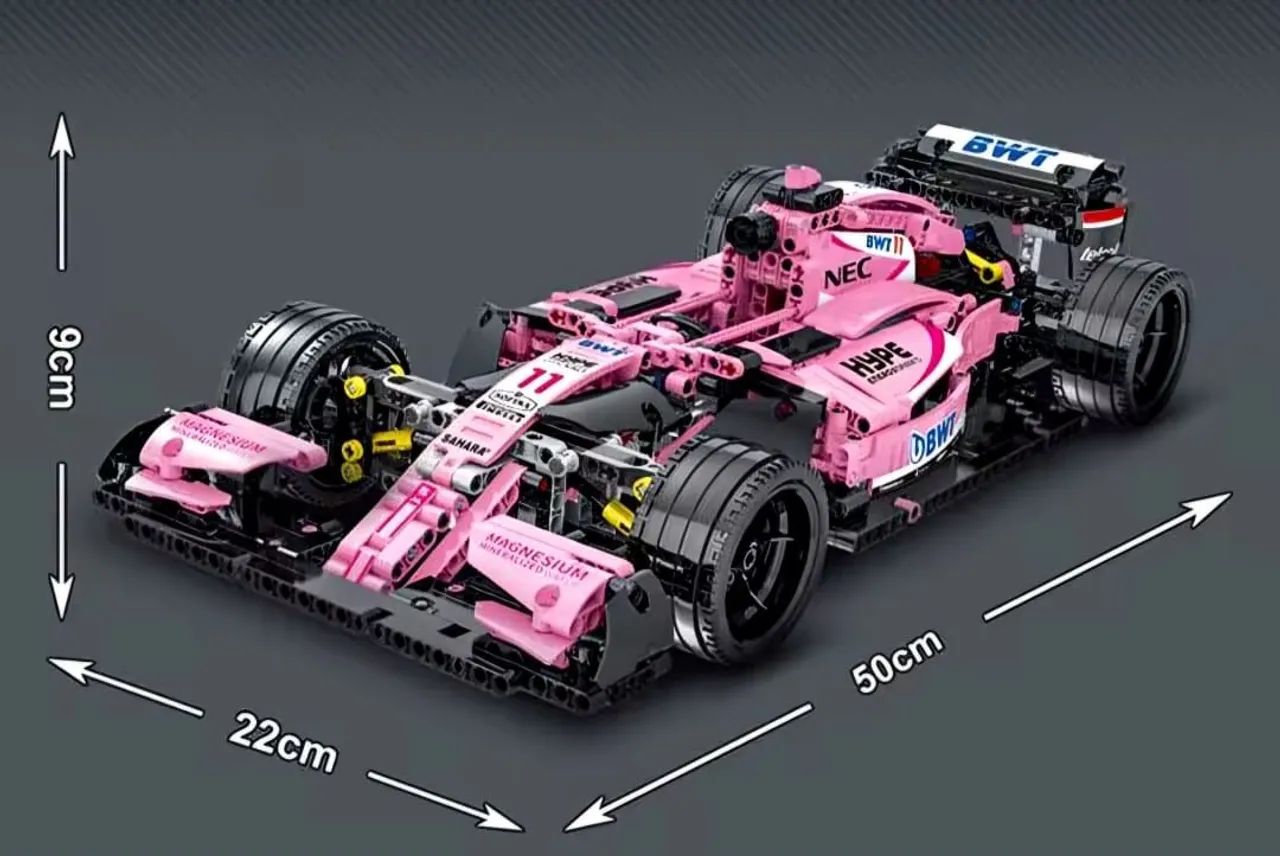 BLOCOS DE MONTAR CARRO DE FÓRMULA 1 1200 PEÇAS TIPO LEGO  - Foto 5