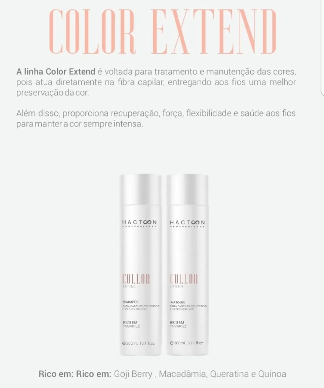 Kit Shampoo + Máscara Manutenção de cor 