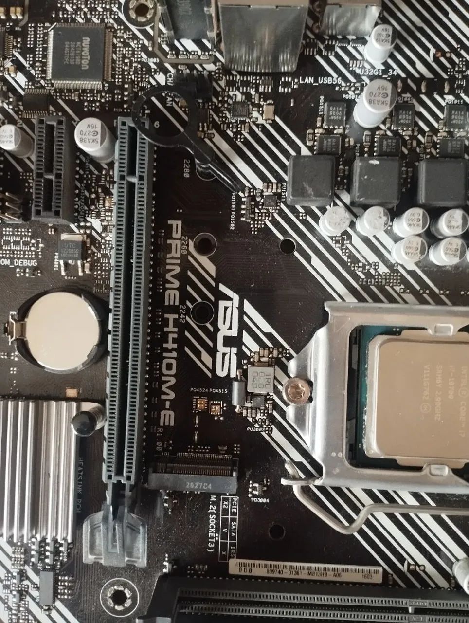 Kit placa mãe Asus, i7 décima, 8gb, Nvme 256 - Foto 3