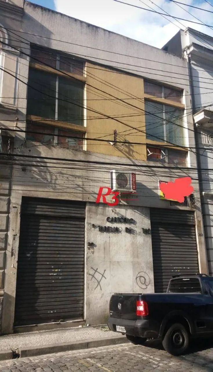 Locação de ponto em sobrado comercial no centro de Santos