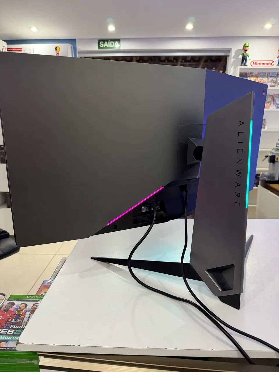 Monitor AlienWare 34 polegadas curvo 120hz - Foto 3
