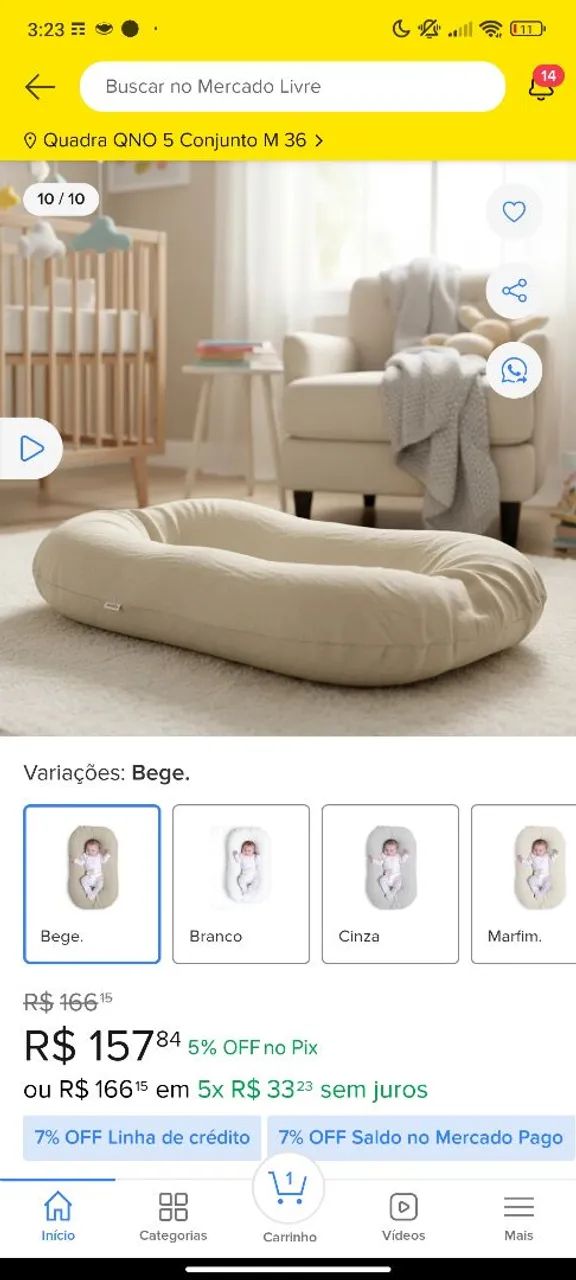 NINHO BEBÊ CASULINHO - Foto 5