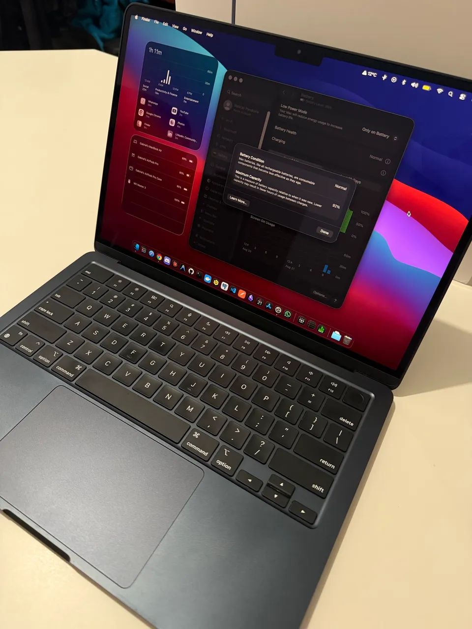 MacBook Air M2 2022 - 8GB RAM / 256GB SSD - Notebooks - São José