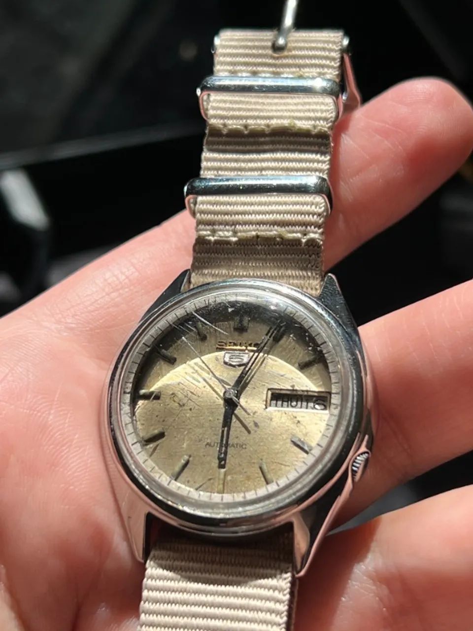 Relógio Seiko 5 Automático * Vintage + Pulseira Extra - Foto 5