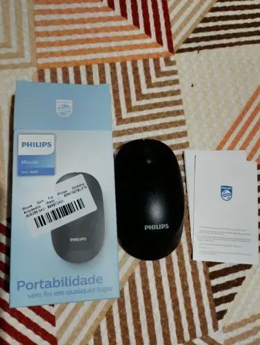 Mouse sem fio philips, NOVO,SEM USO  - Foto 2
